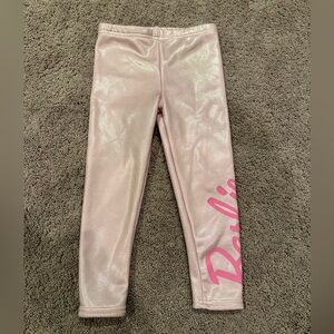 Primark Barbie Pink Glitter Leggings for Kids| size 3/4 years old